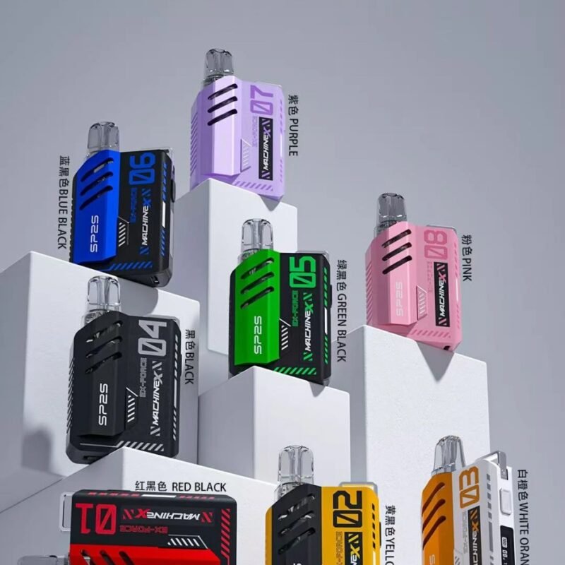 SP2s MAX 換彈式 Pod 電子煙主機｜8色可選｜6–17W 可調｜500mAh Type‑C 快充