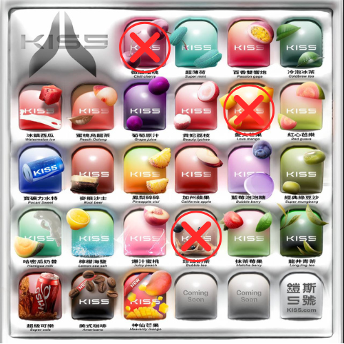 KISS凱斯一代煙彈 |KISS煙彈 一盒*3顆 | 通用一代主機煙彈