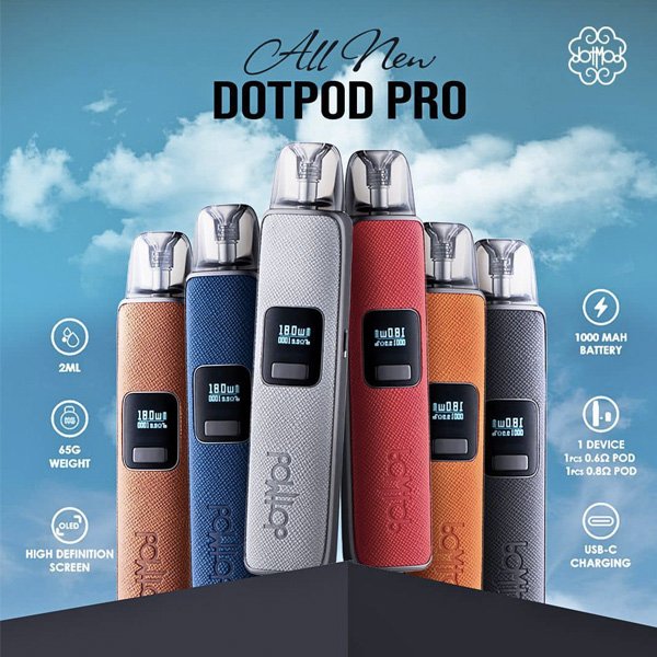 佩特里 Dotmod 35W 主機套裝 1000mAh 大電池 OLED 螢幕 可調瓦數 （6色可選）