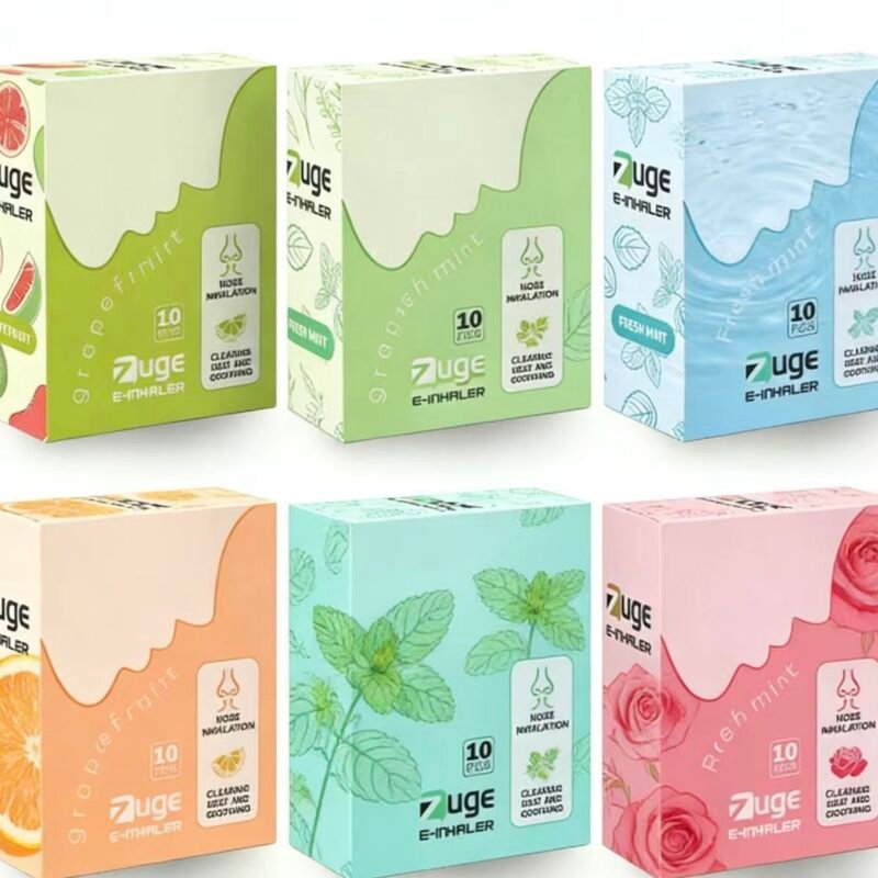 ZUGE E-Inhaler 草本雾化鼻通 🈚️尼古丁、🈚️焦油，健康0️⃣负担
